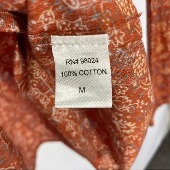 House of Harlow 1960 Boho Ruffle Collar  Peasant Top - Picture 10 of 10